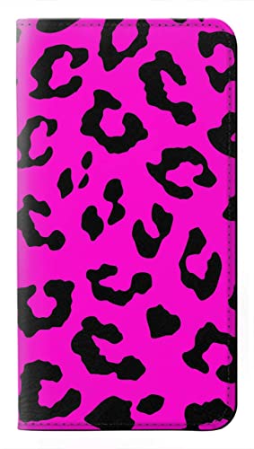 Pink Leopard Pattern Flip Hülle Tasche Klappetui für iPhone 15 von Innovedesire