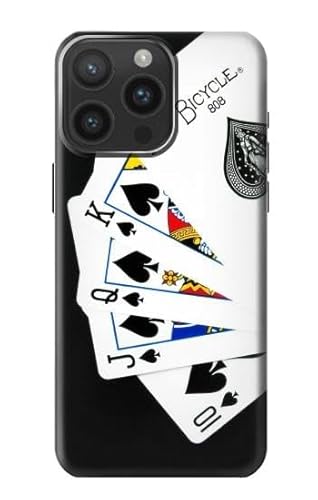Poker Royal Straight Flush Hülle Schutzhülle Taschen für iPhone 15 Pro Max von Innovedesire