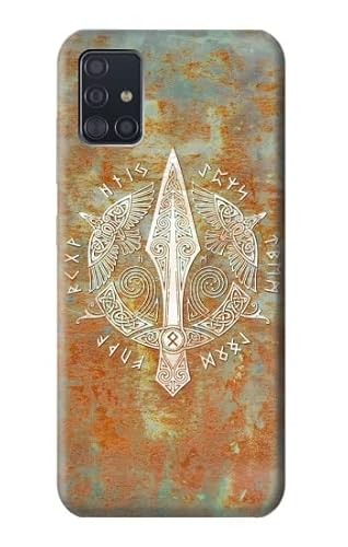 Schutzhülle für Samsung Galaxy A51, Motiv Wikinger-Speer von Odin Schutzhülle für Samsung Galaxy A51, Motiv Wikinger-Speer von Odin von Innovedesire