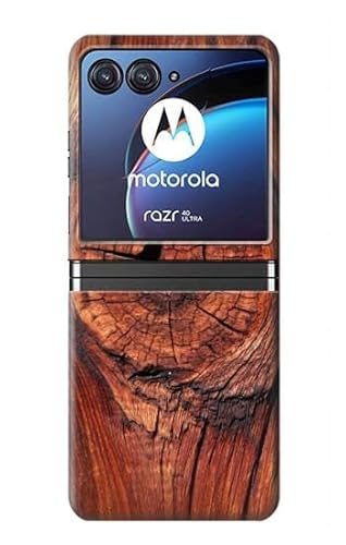 Wood Graphic Printed Hülle Schutzhülle Taschen für Motorola Razr 40 Ultra von Innovedesire