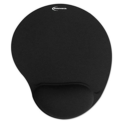 Innovera Neues ivr50448 schwarz – Mauspad (schwarz, monoton, Gummi, 264 mm, 225 mm, 2,54 cm) von Innovera