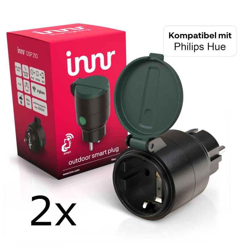 INNR OUTDOOR SMART PLUG - EU plug 2x Bundle von Innr
