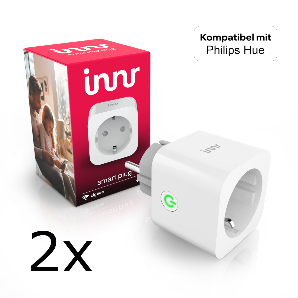 INNR SMART PLUG - EU plug (16A) 2x Bundle von Innr