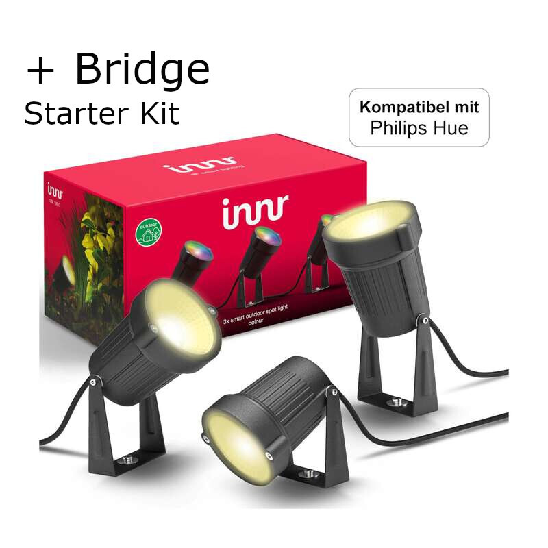 Innr Ourdoor Spot Light + Bridge Bundle - 3er Pack von Innr