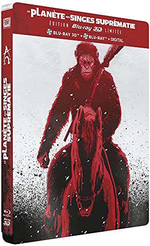 La Planète des singes : Suprématie - 3D Bluray + BD + DHD - Steelbook Edition Limitée [Blu-ray] [Combo Blu-ray 3D + Blu-ray + Digital HD - Édition Collector Limitée boîtier SteelBook] von Fox