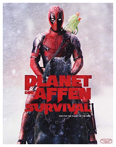 Planet der Affen Survival - Exklusiv Limited Deadpool Schuber Edition - Blu-ray von Inny