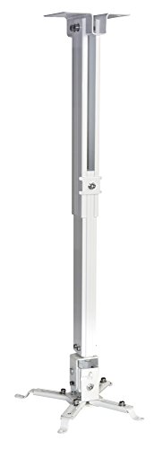 Inotek pcm400 – 72 – 125 Universal Deckenhalterung für Beamer mit matt verstellbar von 72 cm bis 125 cm Silber von Inotek