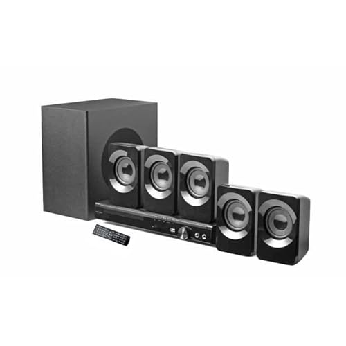 Inovalley Heimkino 5.1 mit Bluetooth-Subwoofer – DVD-Player-Funktion von Inovalley