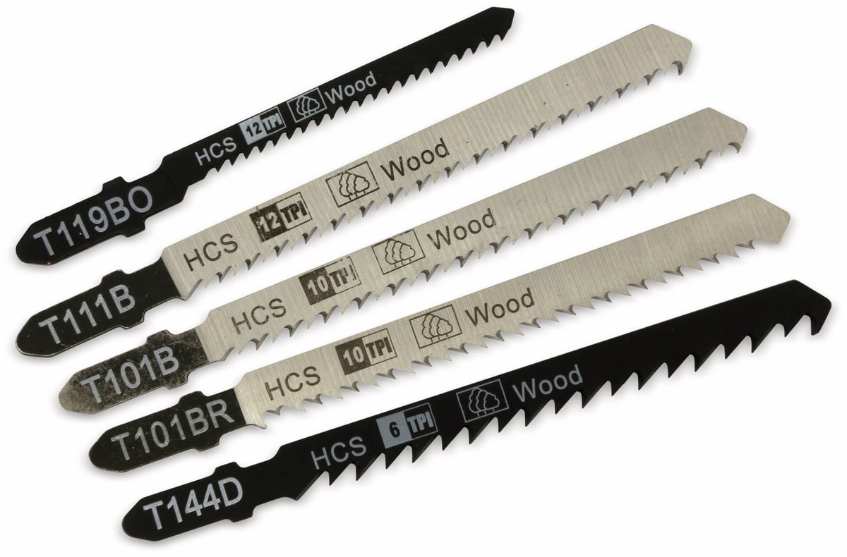 Stichsägeblatt-Set, Holz, 5-tlg. Stichsägeblatt-Set, Holz, 5-tlg. von Inprodius Solutions GmbH
