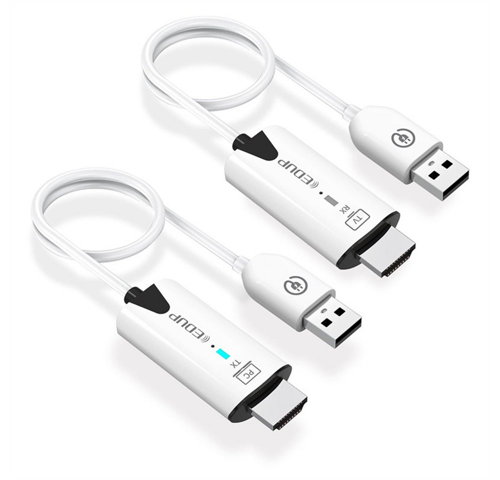 Insma HDMI-Adapter HDMI zu USB, HDMI-kompatibler Sender und Empfänger 1080P@60Hz Extender Insma HDMI-Adapter HDMI zu USB, HDMI-kompatibler Sender und Empfänger 1080P@60Hz Extender von Insma