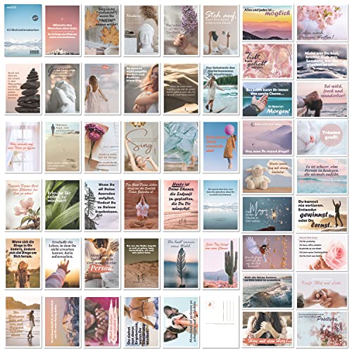 52 Postkarten, Kartenset mit Sprüchen für Motivation, Freundschaft, Liebe, Humor, Mut machen mit kreativen Motiven und Fotos, gute Laune Geschenke, 52 Postkarten, Kartenset mit Sprüchen für Motivation, Freundschaft, Liebe, Humor, Mut machen mit kreativen Motiven und Fotos, gute Laune Geschenke, von Inspiracles