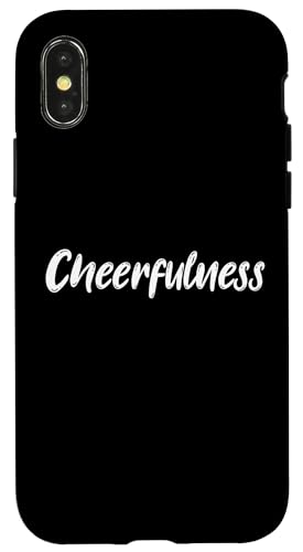 Cheerfulness Hülle für iPhone X/XS von Inspiration gifts