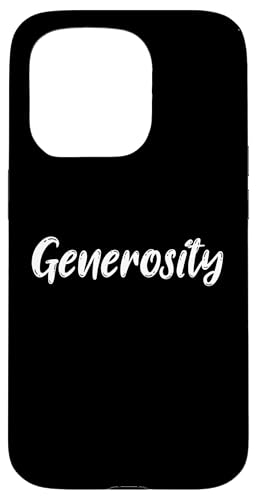 Generosity Hülle für iPhone 15 Pro Generosity Hülle für iPhone 15 Pro von Inspiration gifts