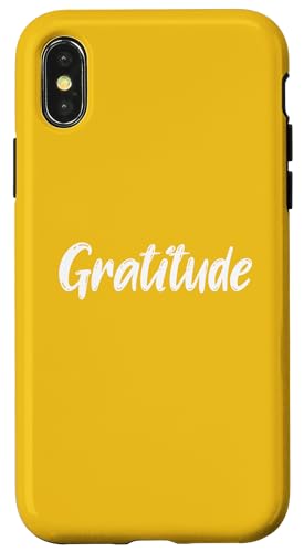 Gratitude Person Hülle für iPhone X/XS von Inspiration gifts