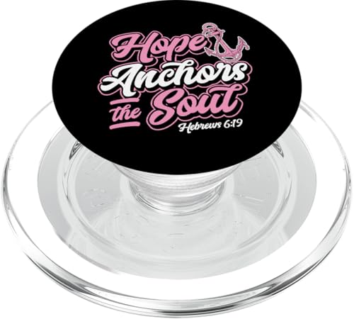 Hope Anchors The Soul Hebrews 6 19 Cute Bible Verse Zitat PopSockets PopGrip für MagSafe Hope Anchors The Soul Hebrews 6 19 Cute Bible Verse Zitat PopSockets PopGrip für MagSafe von Inspirational Christian Bible Verse Quote Shop