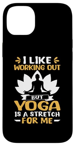 Yoga: Ich trainiere gerne, aber Yoga ist eine Herausforderung für mich Hülle für iPhone 14 Plus von Inspirational Yoga Designs For Women