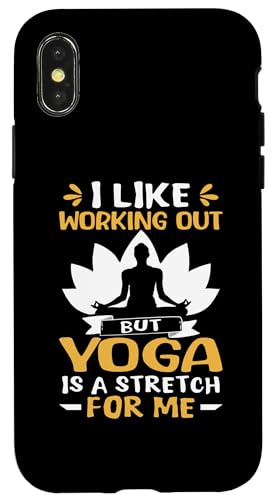 Yoga: Ich trainiere gerne, aber Yoga ist eine Herausforderung für mich Hülle für iPhone X/XS Yoga: Ich trainiere gerne, aber Yoga ist eine Herausforderung für mich Hülle für iPhone X/XS von Inspirational Yoga Designs For Women