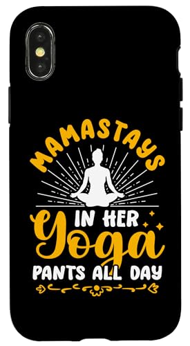 Yoga: Mamastays In Her Yogahose den ganzen Tag Hülle für iPhone X/XS Yoga: Mamastays In Her Yogahose den ganzen Tag Hülle für iPhone X/XS von Inspirational Yoga Designs For Women