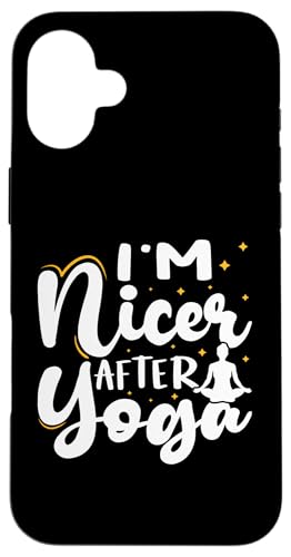 Yoga: Nach dem Yoga bin ich netter Hülle für iPhone 16 Plus Yoga: Nach dem Yoga bin ich netter Hülle für iPhone 16 Plus von Inspirational Yoga Designs For Women