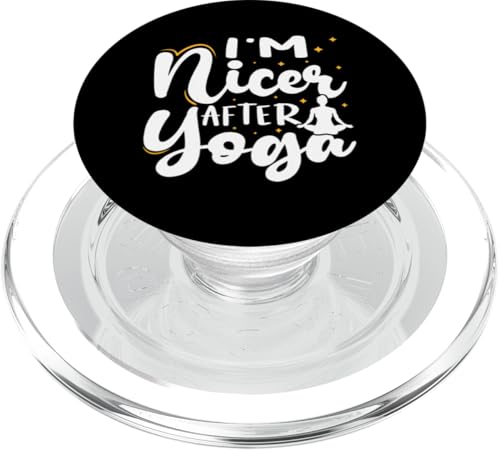 Yoga: Nach dem Yoga bin ich netter PopSockets PopGrip für MagSafe Yoga: Nach dem Yoga bin ich netter PopSockets PopGrip für MagSafe von Inspirational Yoga Designs For Women