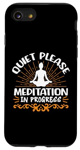Yoga: Ruhe bitte - Meditation im Gange Hülle für iPhone SE (2020) / 7 / 8 von Inspirational Yoga Designs For Women