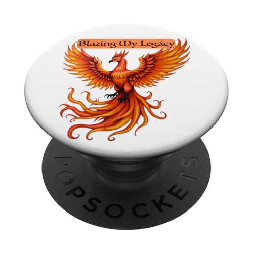 Blazing My Legacy Phoenix Rising Empowerment Motivation Art PopSockets Klebender PopGrip Blazing My Legacy Phoenix Rising Empowerment Motivation Art PopSockets Klebender PopGrip von Inspired Prints