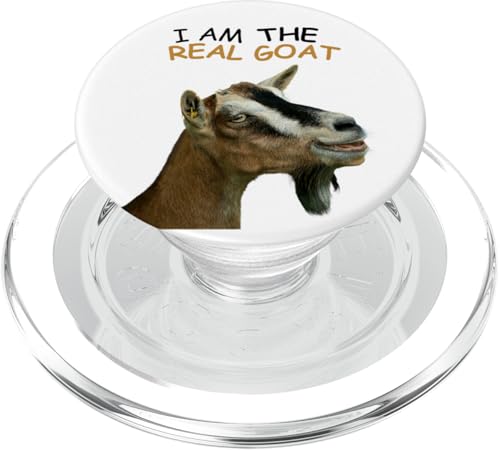 Echte Ziege Lustiges Tier Meme Bauernhof Tier Design PopSockets PopGrip für MagSafe von Inspired Prints