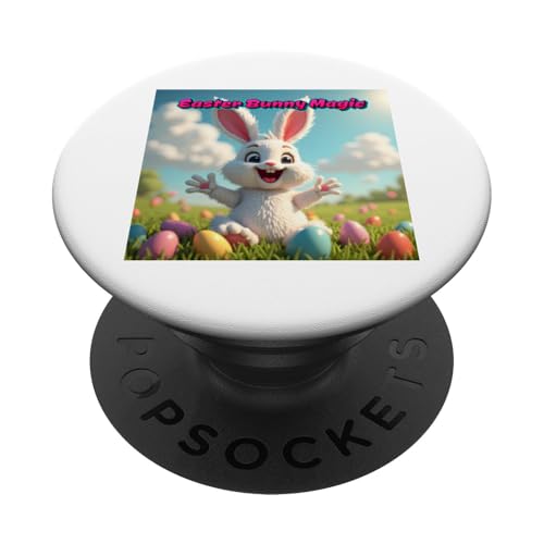 Osterhase, magisches süßes Frühlings-Design, Pastell-Design PopSockets Klebender PopGrip von Inspired Prints