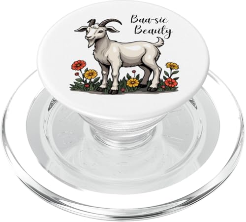 Rustikales Bauernhof-Design mit Ziegenmotiv PopSockets PopGrip für MagSafe von Inspired Prints