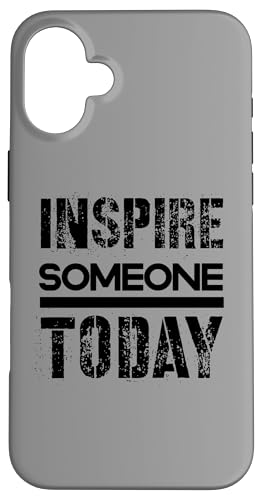 Jemanden inspirieren Hülle für iPhone 16 Plus Jemanden inspirieren Hülle für iPhone 16 Plus von Inspirierende Motivationszitate