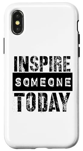 Jemanden inspirieren Hülle für iPhone X/XS Jemanden inspirieren Hülle für iPhone X/XS von Inspirierende Motivationszitate