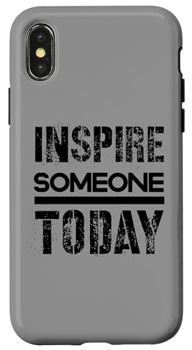 Jemanden inspirieren Hülle für iPhone X/XS Jemanden inspirieren Hülle für iPhone X/XS von Inspirierende Motivationszitate