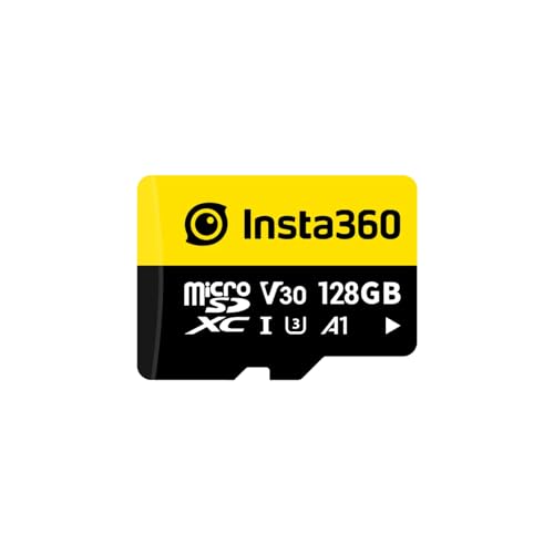 Insta360 128GB UHS-I V30 MicroSD Speicherkarte für One X/One X2 / X3 / One R/One RS/Sphere Action Kameras von Insta360