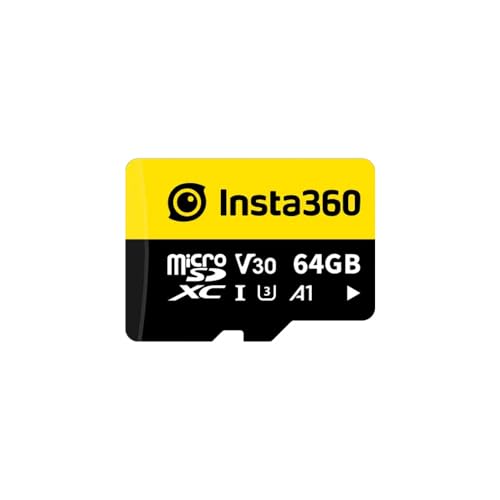 Insta360 64GB UHS-I V30 MicroSD Speicherkarte für One X/One X2 / X3 / One R/One RS/Sphere Action Kameras von Insta360