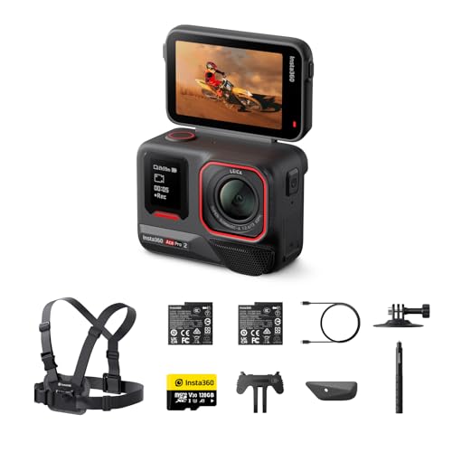Insta360 Ace Pro 2 Winter-Bundle - 8K wasserdichte Actionkamera mit Leica entwickelt, 1/1,3" Sensor, Dual-KI-Chip-System, führende Schwachlichtleistung, bestes Audio, Flipscreen & KI-Editing Insta360 Ace Pro 2 Winter-Bundle - 8K wasserdichte Actionkamera mit Leica entwickelt, 1/1,3" Sensor, Dual-KI-Chip-System, führende Schwachlichtleistung, bestes Audio, Flipscreen & KI-Editing von Insta360