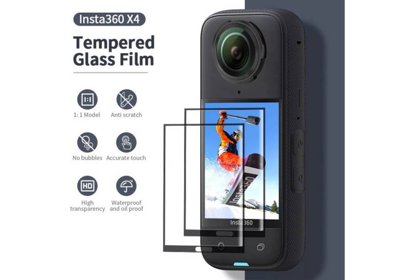 Insta360 Displayschutzfolie Schutzglas Glasfolie Panzerfolie Displayschutz für Insta360 X4 von Insta360
