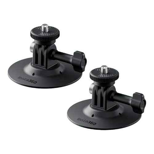 Insta360 Flexible Klebehalterung (CINSAAVW) für Kameras, 1/4 Zoll auf 2 Zinken, Schwarz, Automobil, PORTABLE_ELECTRONIC_DEVICE_MOUNT, Mount, Halterung von Insta360