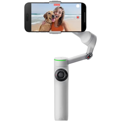 Insta360 Flow 2 Pro Grey - Faltbarer AI-Telefon-Gimbal, Track in 200+ Apps mit Apple DockKit, Multi-Personen-Tracking, 360º Pan Tracking, eingebautes Stativ/Selfie-Stick, tragbarer Stabilisator für Insta360 Flow 2 Pro Grey - Faltbarer AI-Telefon-Gimbal, Track in 200+ Apps mit Apple DockKit, Multi-Personen-Tracking, 360º Pan Tracking, eingebautes Stativ/Selfie-Stick, tragbarer Stabilisator für von Insta360