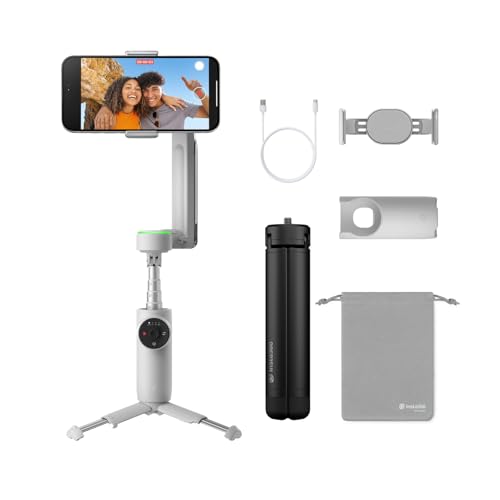 Insta360 Flow Pro Profi-Stativ-Bundle- KI-gestützter Smartphone-Gimbal-Stabilisator mit 3-Achsen, Unbegrenztes 360°-Schwenk-Tracking, Stativ integriert, KI-Tracking Insta360 Flow Pro Profi-Stativ-Bundle- KI-gestützter Smartphone-Gimbal-Stabilisator mit 3-Achsen, Unbegrenztes 360°-Schwenk-Tracking, Stativ integriert, KI-Tracking von Insta360
