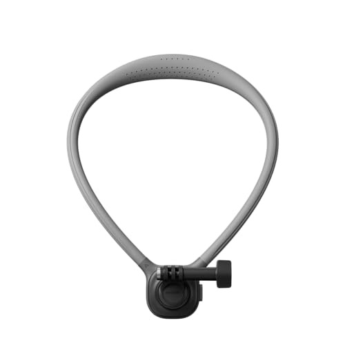 Insta360 Hals-Halterung für Go 3/3S, X4, X3, Ace/Ace Pro – für freihändige First-Person-Povs, 360° verstellbare Basis für vertikale und horizontale Aufnahmen von Insta360