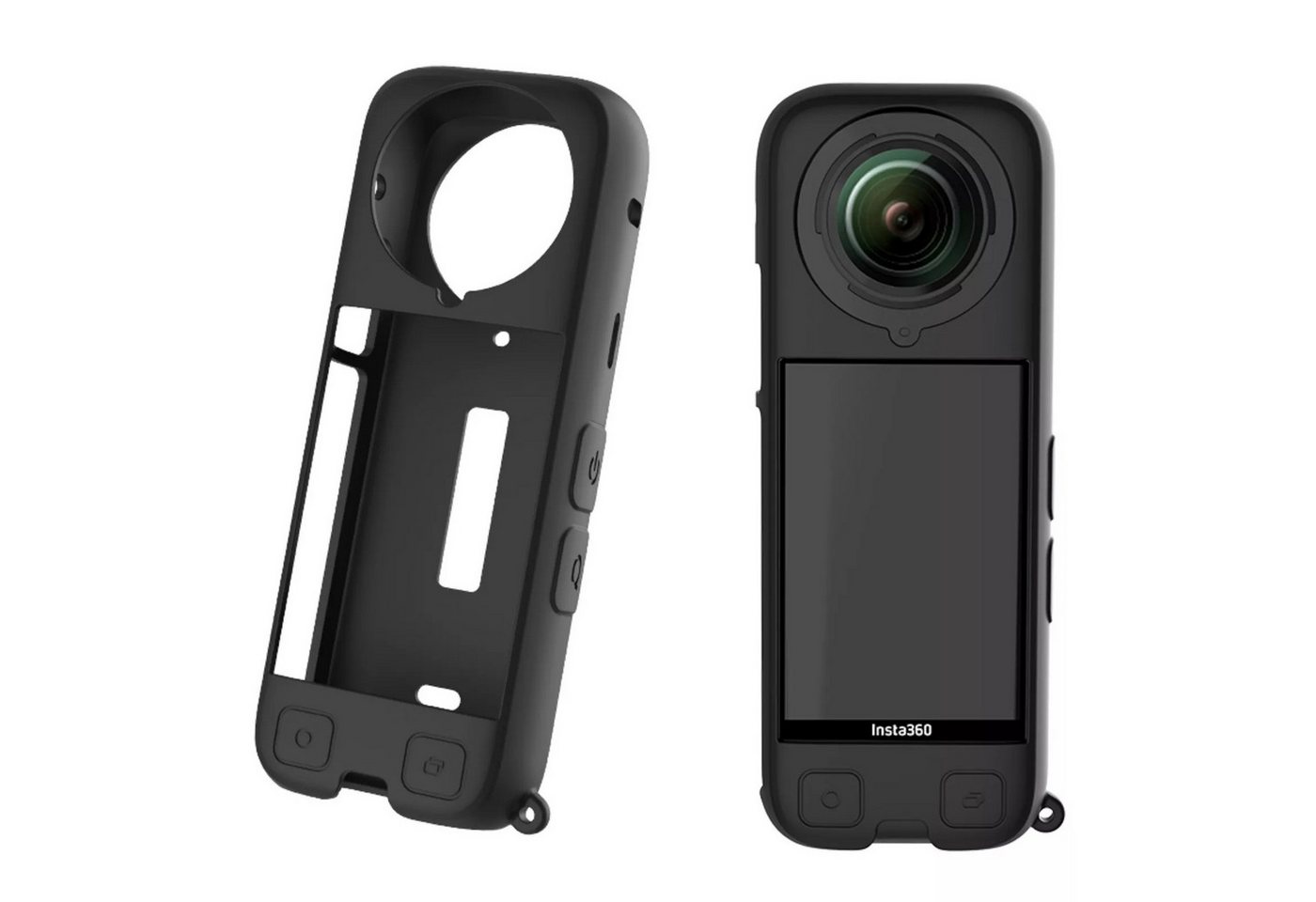 Insta360 Kamera-Hülle Schutzhülle aus Silikon für Insta360 X4 mit Lanyard Schwarz Insta360 Kamera-Hülle Schutzhülle aus Silikon für Insta360 X4 mit Lanyard Schwarz von Insta360