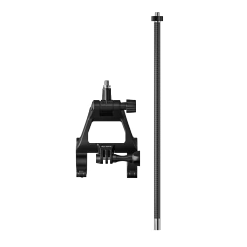 Insta360 854189 Third-Person/Invisible Fahrradlenkerhalterung für ONE X2, X3 & ONE R/RS, Schwarz von Insta360