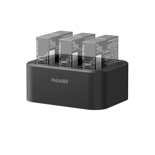 Insta360 Schnelllade-Hub, bis zu 3 Akkus gleichzeitig, kompatibel mit Ace, Ace Pro, Ace Pro 2, schwarz Insta360 Schnelllade-Hub, bis zu 3 Akkus gleichzeitig, kompatibel mit Ace, Ace Pro, Ace Pro 2, schwarz von Insta360