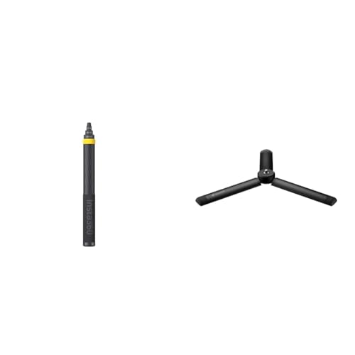 Insta360 Selfie-Stick für X3,ONE RS (ohne 1-Zoll 360),ONE X2,ONE R,ONE X,ONE Action-Kamera, 3 m & Allzweck-Stativ (GO 3/Flow/X3/ONE RS/ONE X2/ONE X/GO 2/ONE R/ONE) von Insta360