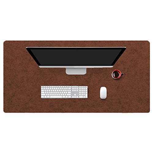 Insun Mousepad aus Filz 2mm Dick Schreibtisch Unterlage Filzunterlage Antirutsch Modern Schreibtisch Matte Rutschfest Braun 90x40cm Insun Mousepad aus Filz 2mm Dick Schreibtisch Unterlage Filzunterlage Antirutsch Modern Schreibtisch Matte Rutschfest Braun 90x40cm von Insun