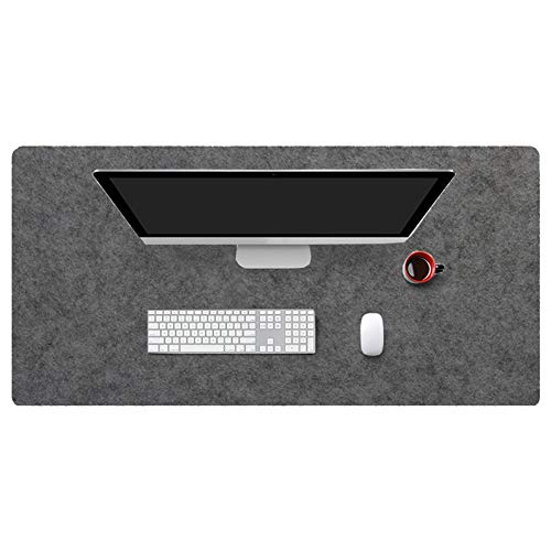 Insun Mousepad aus Filz 2mm Dick Schreibtisch Unterlage Filzunterlage Antirutsch Modern Schreibtisch Matte Rutschfest Dunkelgrau 80x35cm Insun Mousepad aus Filz 2mm Dick Schreibtisch Unterlage Filzunterlage Antirutsch Modern Schreibtisch Matte Rutschfest Dunkelgrau 80x35cm von Insun