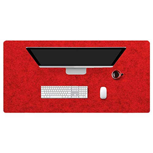 Insun Mousepad aus Filz 2mm Dick Schreibtisch Unterlage Filzunterlage Antirutsch Modern Schreibtisch Matte Rutschfest Rot 60x40cm Insun Mousepad aus Filz 2mm Dick Schreibtisch Unterlage Filzunterlage Antirutsch Modern Schreibtisch Matte Rutschfest Rot 60x40cm von Insun