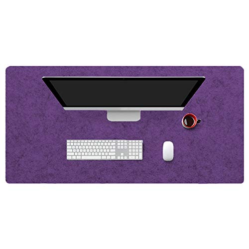 Insun Mousepad aus Filz 2mm Dick Schreibtisch Unterlage Filzunterlage Antirutsch Modern Schreibtisch Matte Rutschfest Violett 100x35cm Insun Mousepad aus Filz 2mm Dick Schreibtisch Unterlage Filzunterlage Antirutsch Modern Schreibtisch Matte Rutschfest Violett 100x35cm von Insun