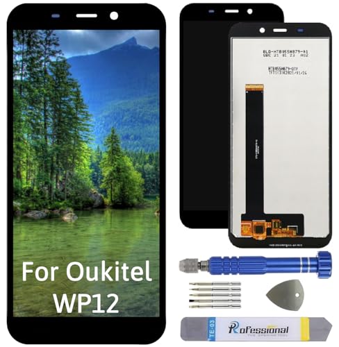 Int'x Display für Oukitel WP12 LCD Bildschirm Ersatz Touchscreen mit Werkzeug Schwarz Hohe Qualität von Int'x