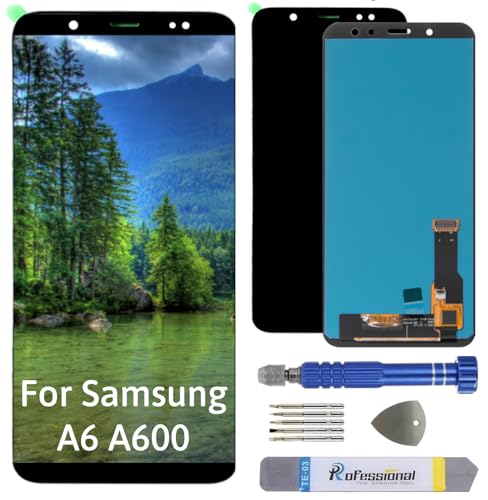 Int'x Display für Samsung A6 2018 A600 A600F LCD Bildschirm Ersatz Touchscreen mit Werkzeug Schwarz Hohe Qualität von Int'x